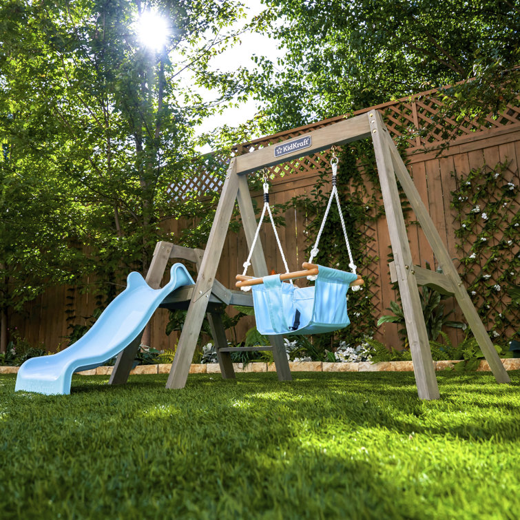 KidKraft First Play Wooden Swing Set Wayfair.co.uk